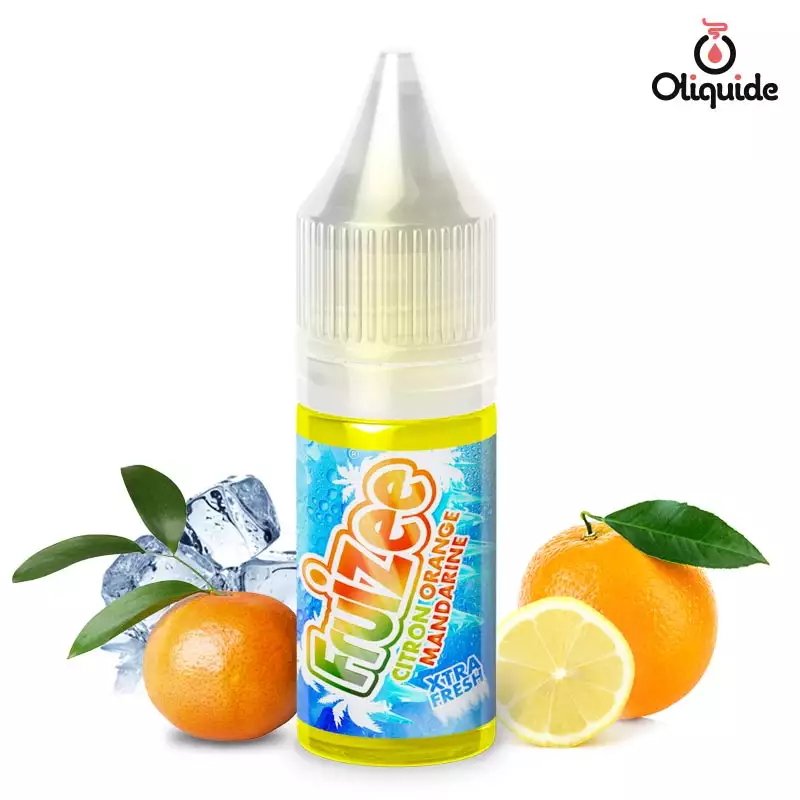 Testez le Citron Orange Mandarine de Eliquid France et observez les résultats obtenus