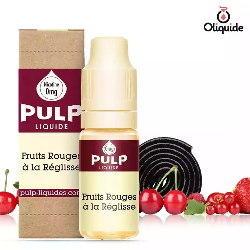 Testez le Fruits rouges à la Réglisse de Pulp et appréciez ses performances