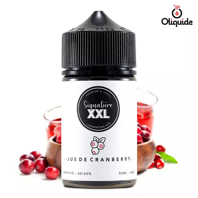 Testez les fonctionnalités uniques du Jus de Cranberry 50 ml de H2O