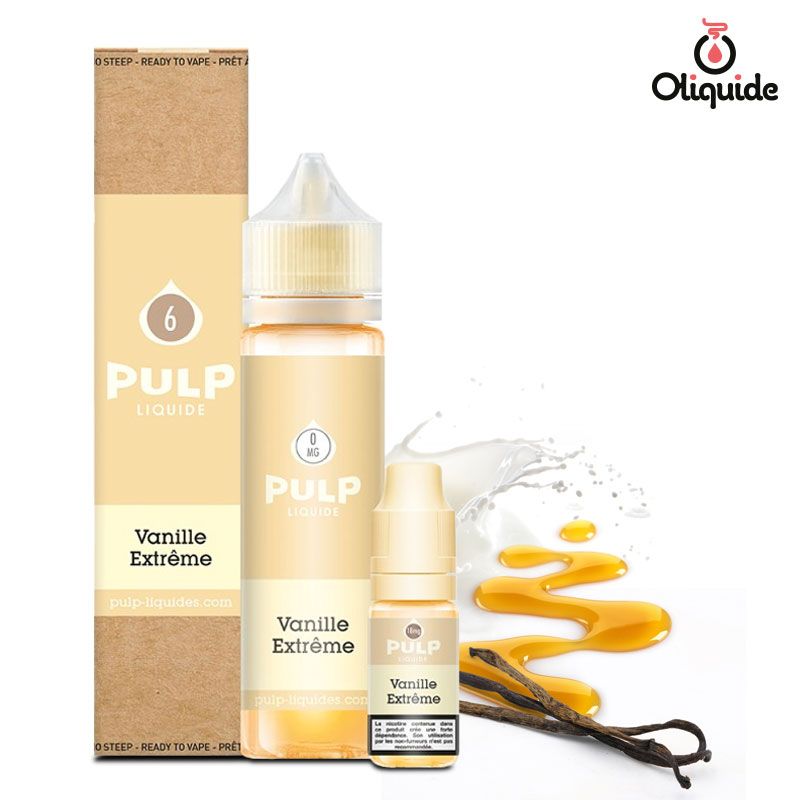 Explorez les différentes options du Vanille Extreme 60 ml de Pulp en les testant