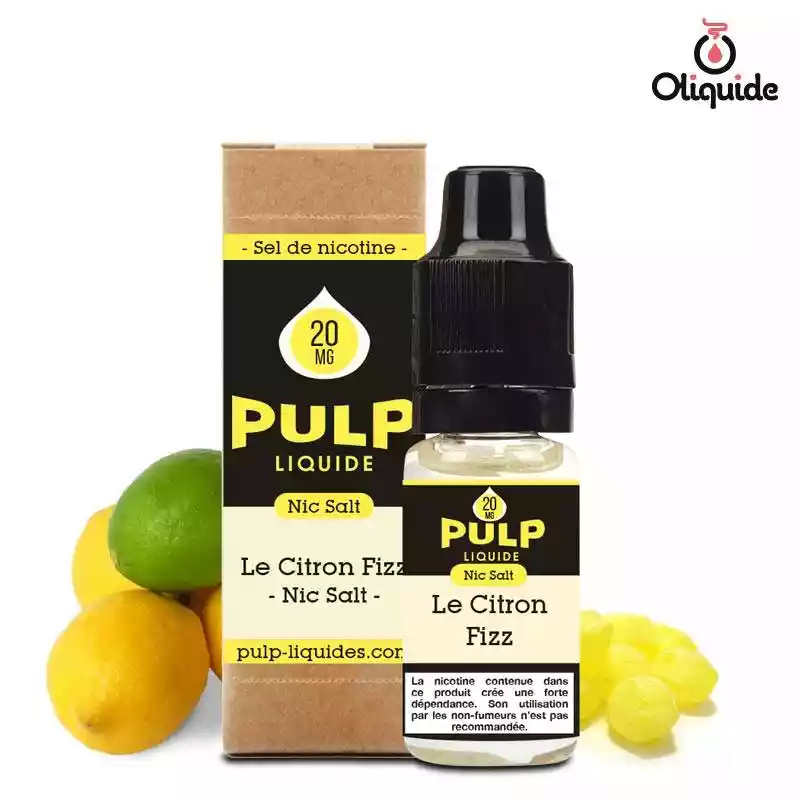 Plongez-vous dans le Le Citron Fizz de Pulp pour une expérience 