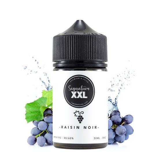 Image de la fiole de e-liquide Raisin noir de chez H2O