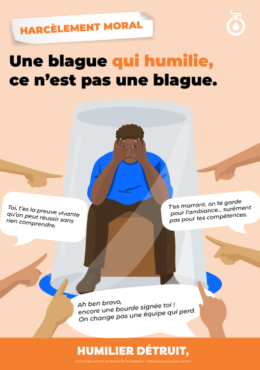 harcèlement moral - humiliation