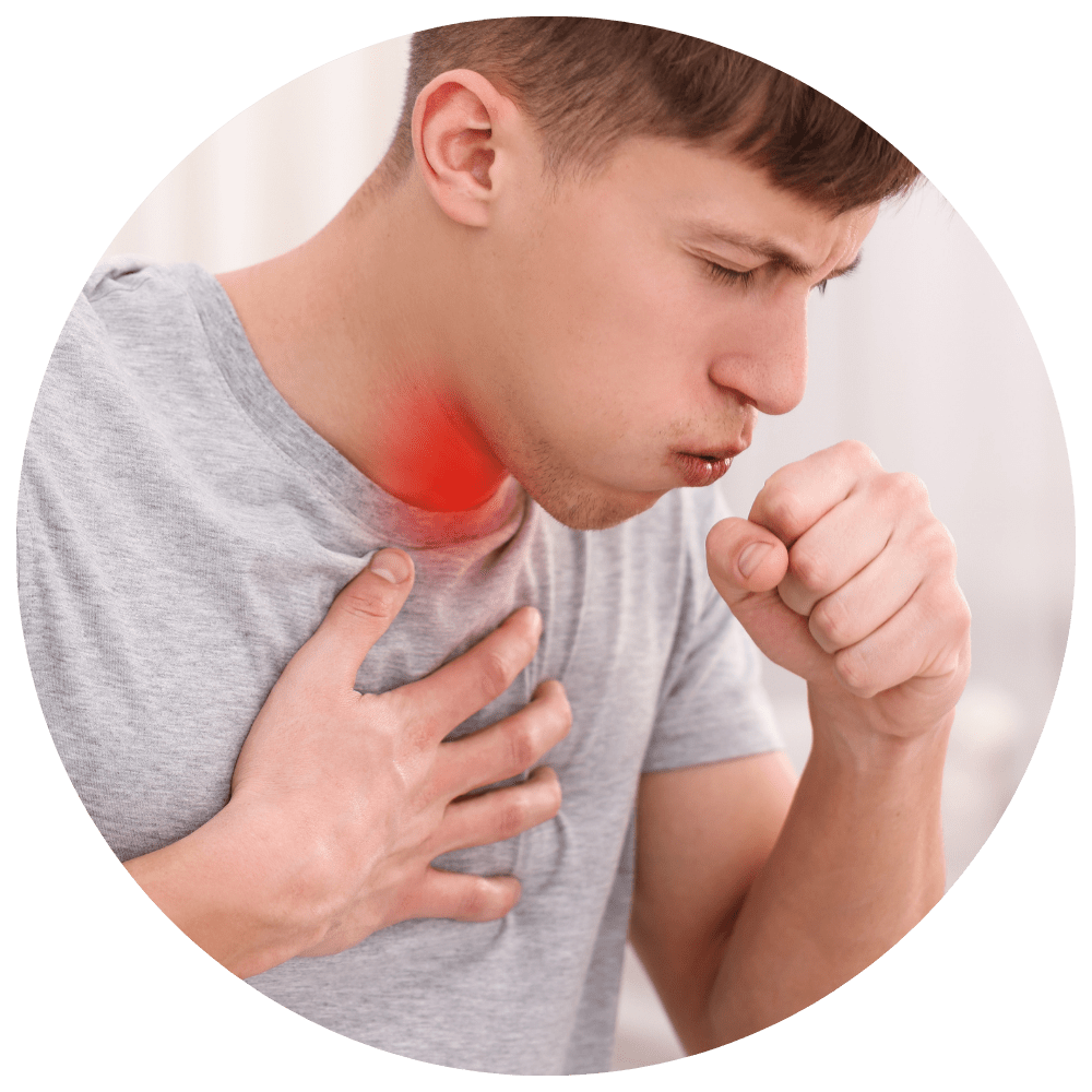 toux à cause de la vape