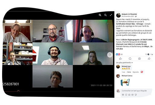 post facebook sur la formation cimvape