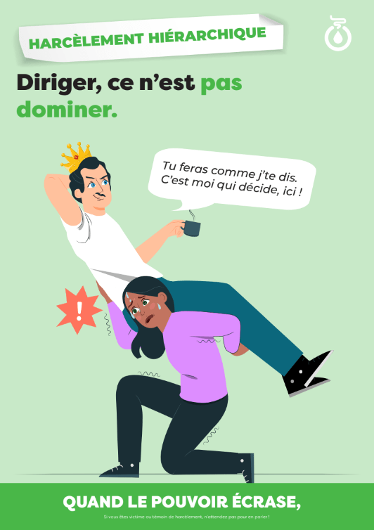 harcèlement hierarchique - abus de pouvoir
