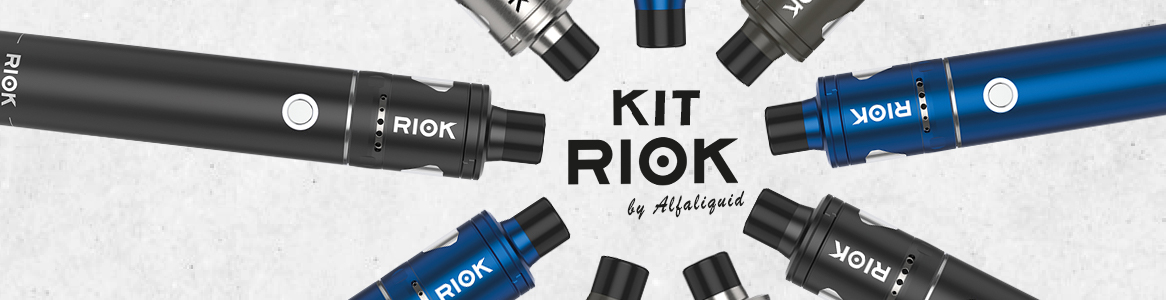 Nouvelle cigarette de chez Alfaliquide : le Kit Riok