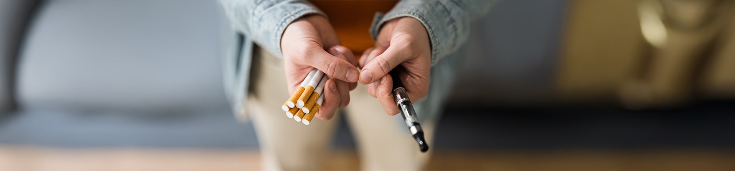 vapoter et fumer en même temps