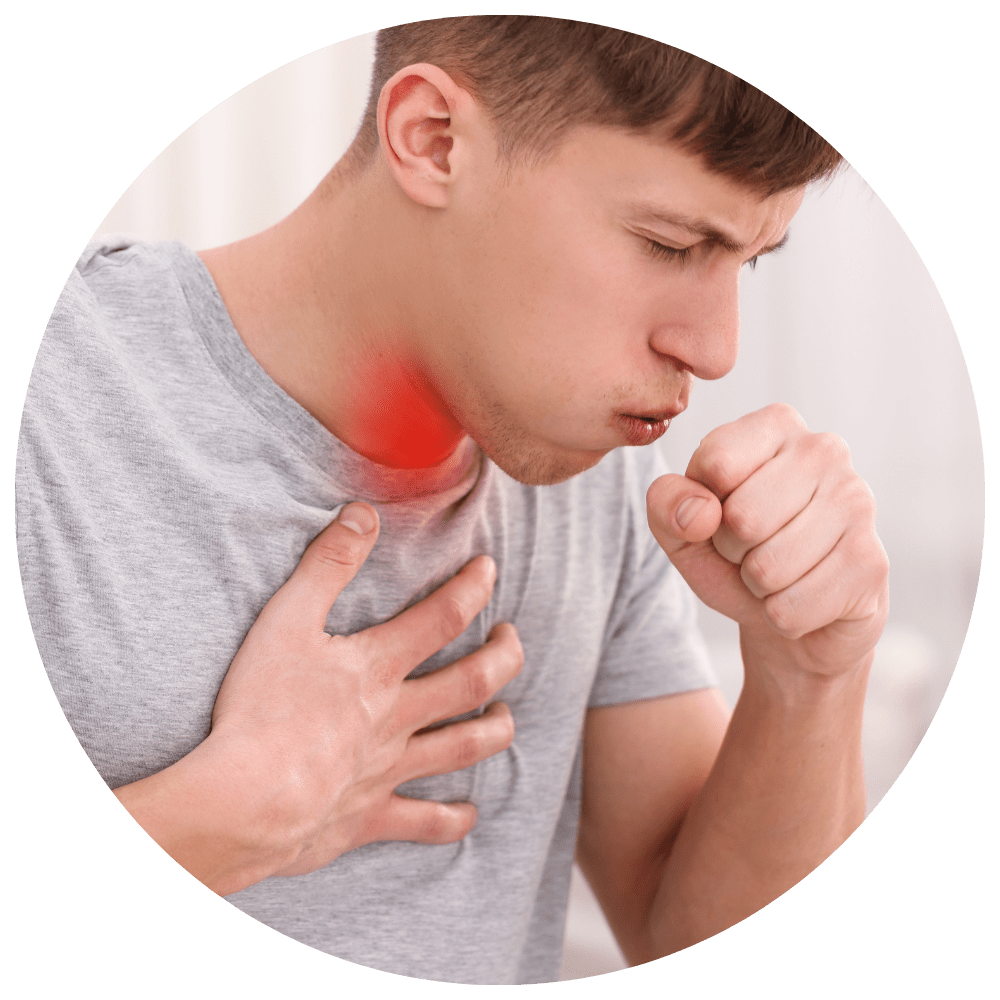 toux à cause de la vape