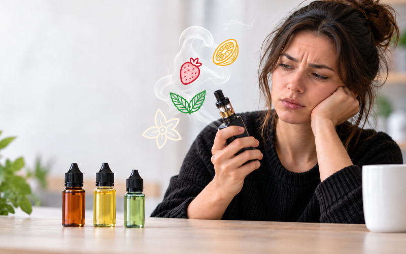 pourquoi je n'ai plus de goût dans ma cigarette ?