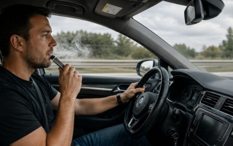 réglementation en france, vape au volant