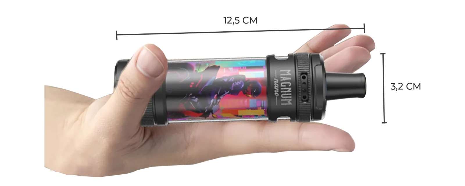 Dimensions du kit Magnum Nano Aspire