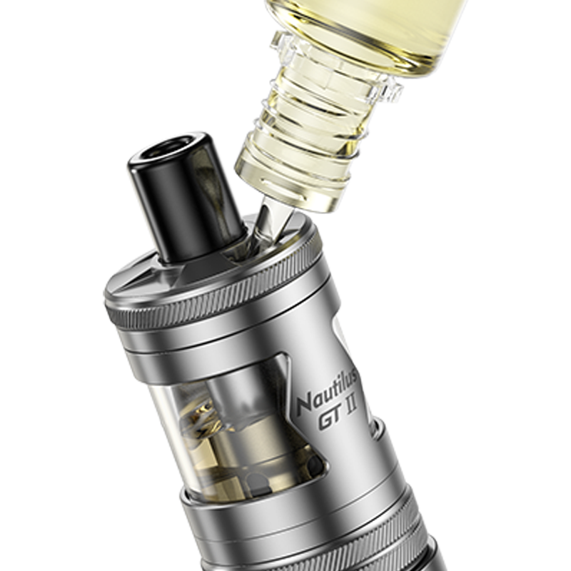 Visuel du remplissage du clearomiseur nautilus GT 2