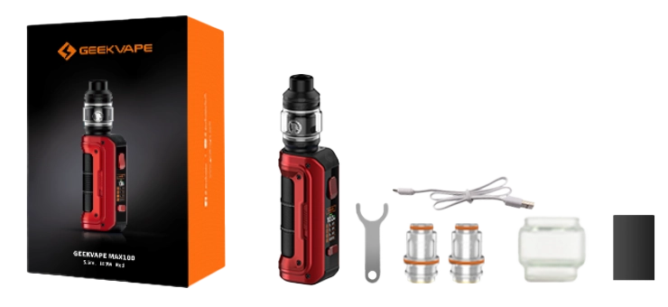 Contenu de la boîte du Kit M100 Geek Vape