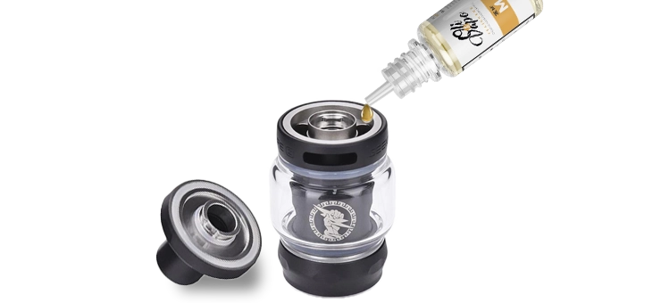 Technique de remplissage du clearomiseur du Kit M100 de chez Geek Vape