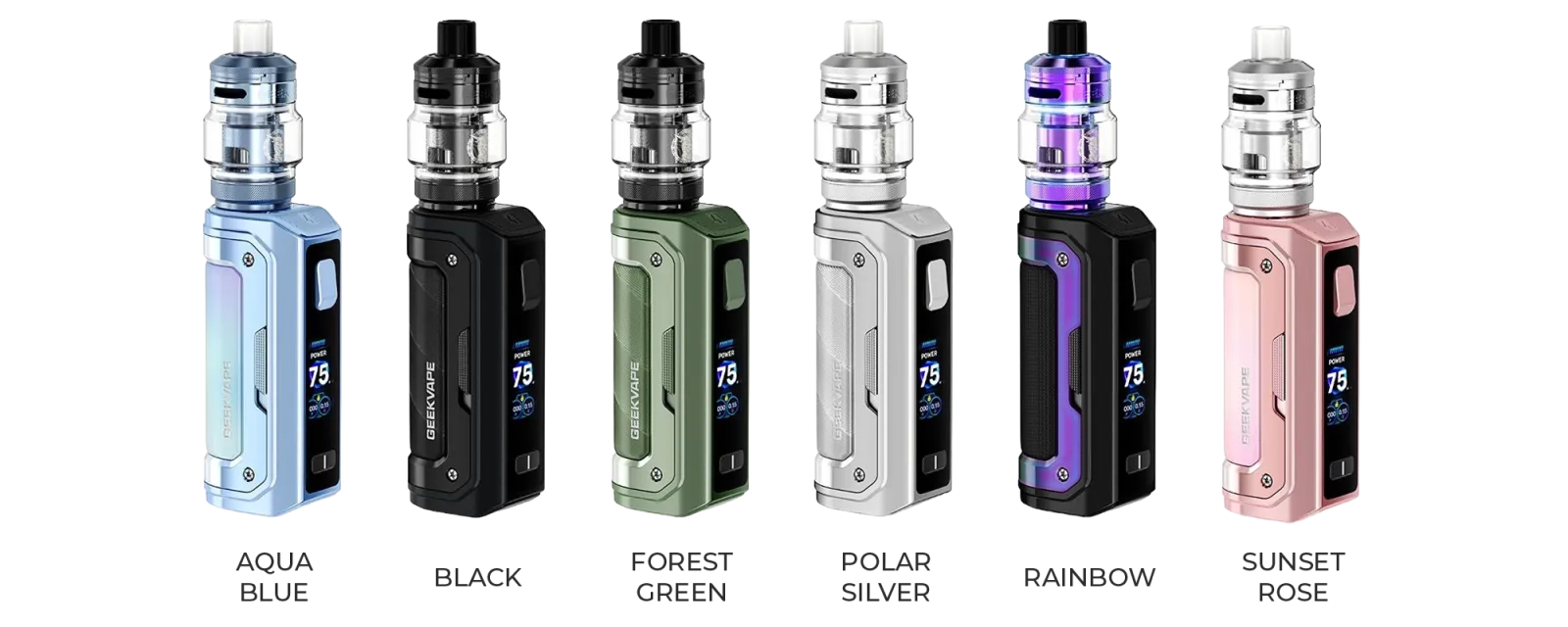 Aegis Mini 5 de Geekvape disponible en 6 coloris