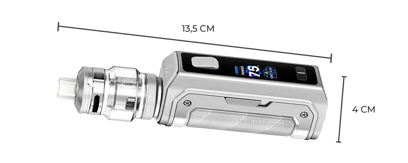 Dimensions du kit Aegis Mini 5