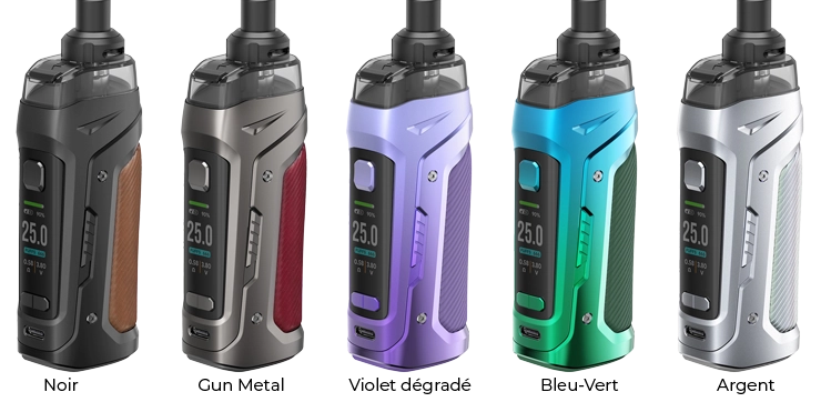 Image de présentation de la gamme de couleurs du pod COOLFIRE PZPulse Innokin