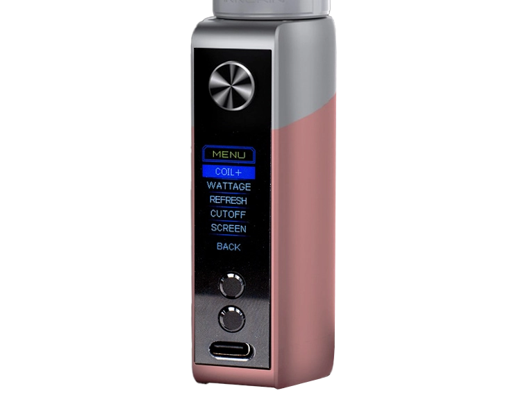 Vue de l’écran TFT avec les modes du Kit Coolfire Z60 de chez Innokin