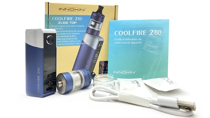 Image du packaging du kit Coolfire Z60 de Innokin