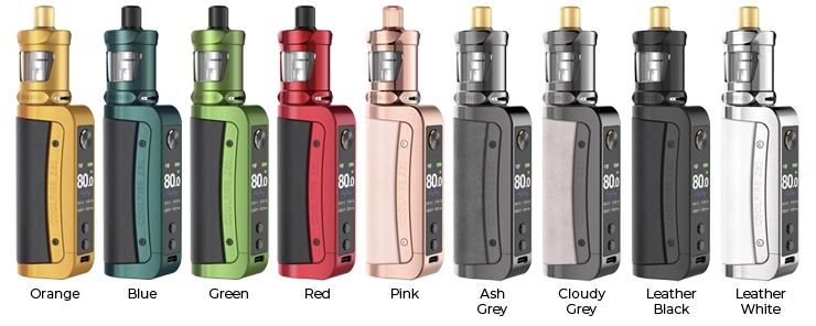 Gamme de couleur du Kit Coolfire Z80 Innokin