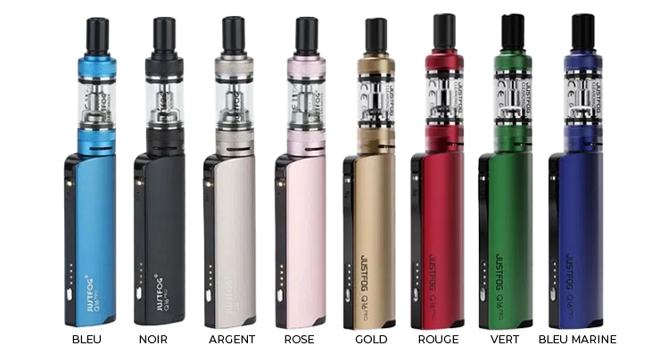 Gamme de couleurs du Kit Q16 PRO de Justfog