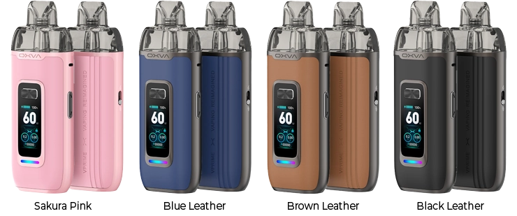 Image de présentation de la gamme de couleur pour le pod VPrime Oxva