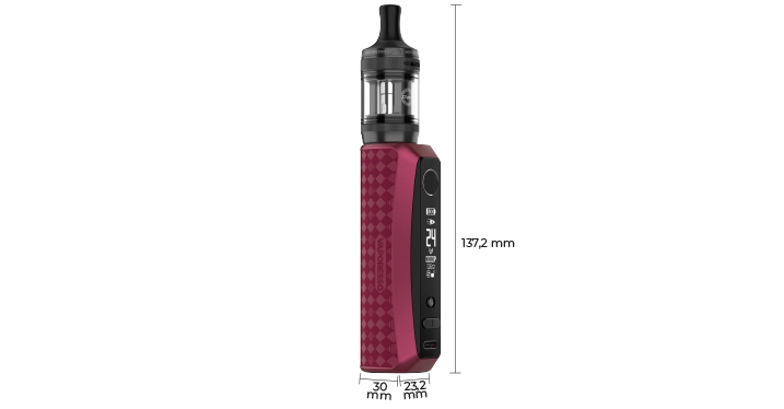 Dimensions du kit GTX One Pro Vaporesso