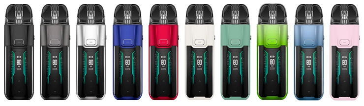 Image présentant la gamme de couleur du pod Luxe XR Max Vaporesso