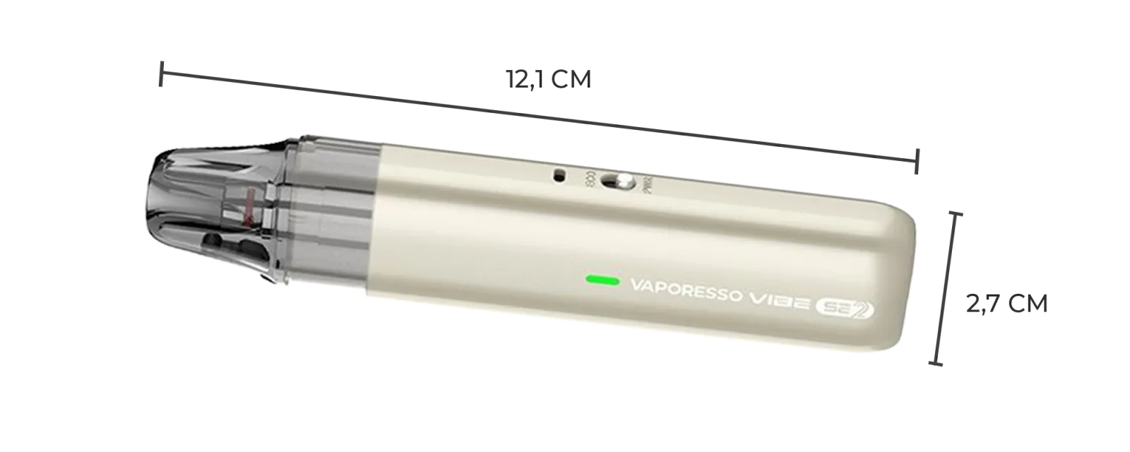 Dimensions du pod VIBE SE 2 de Vaporesso