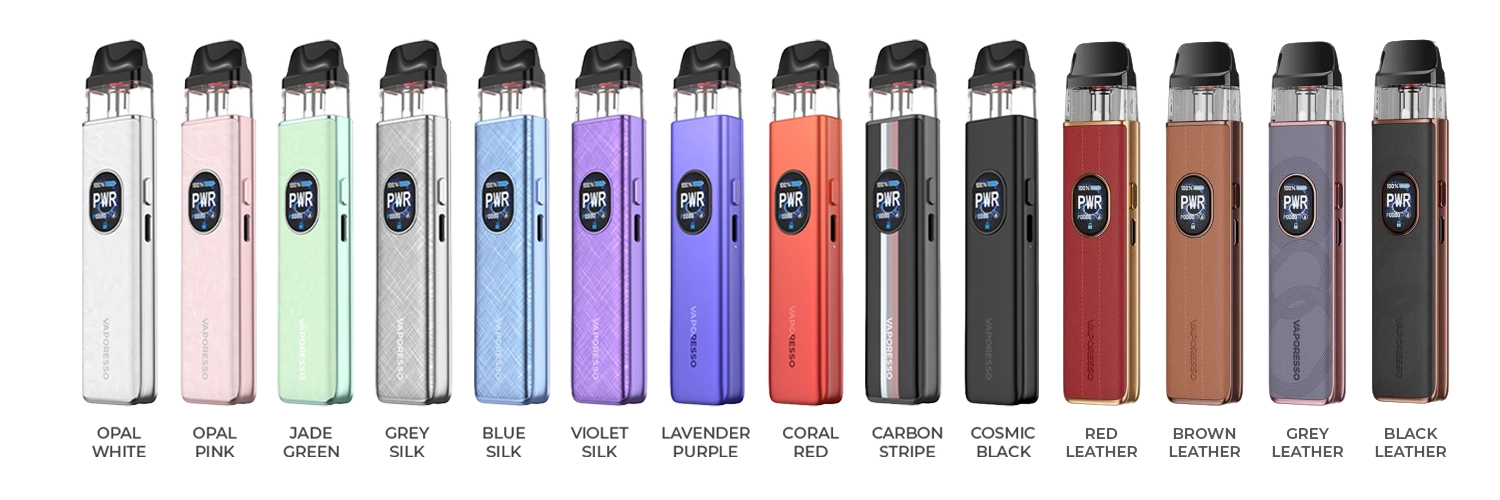XROS 5 Vaporesso disponible en 14 coloris