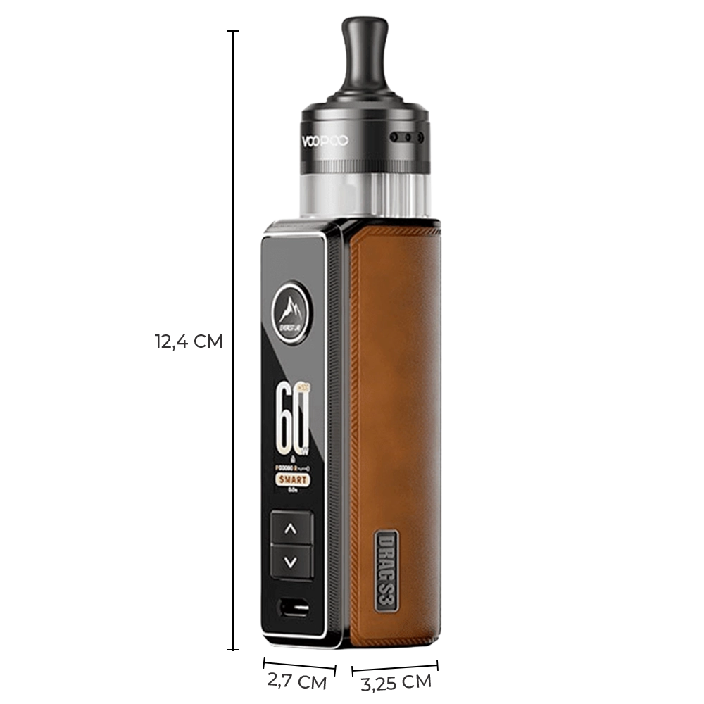 Dimensions du kit Drag S3 de Voopoo