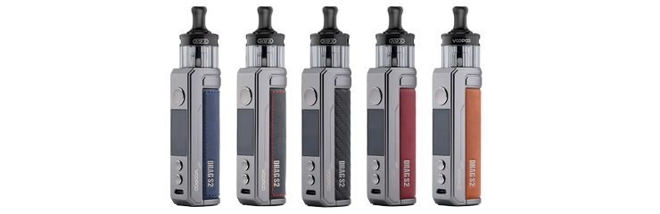 Gamme de couleurs emblématiques du Pod Voopoo DRAG S2
