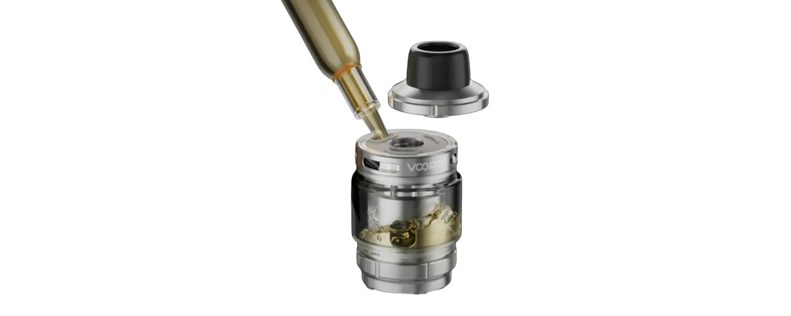 Remplissage du clearomiseur U-Force X2 Pnp DTL de Voopoo