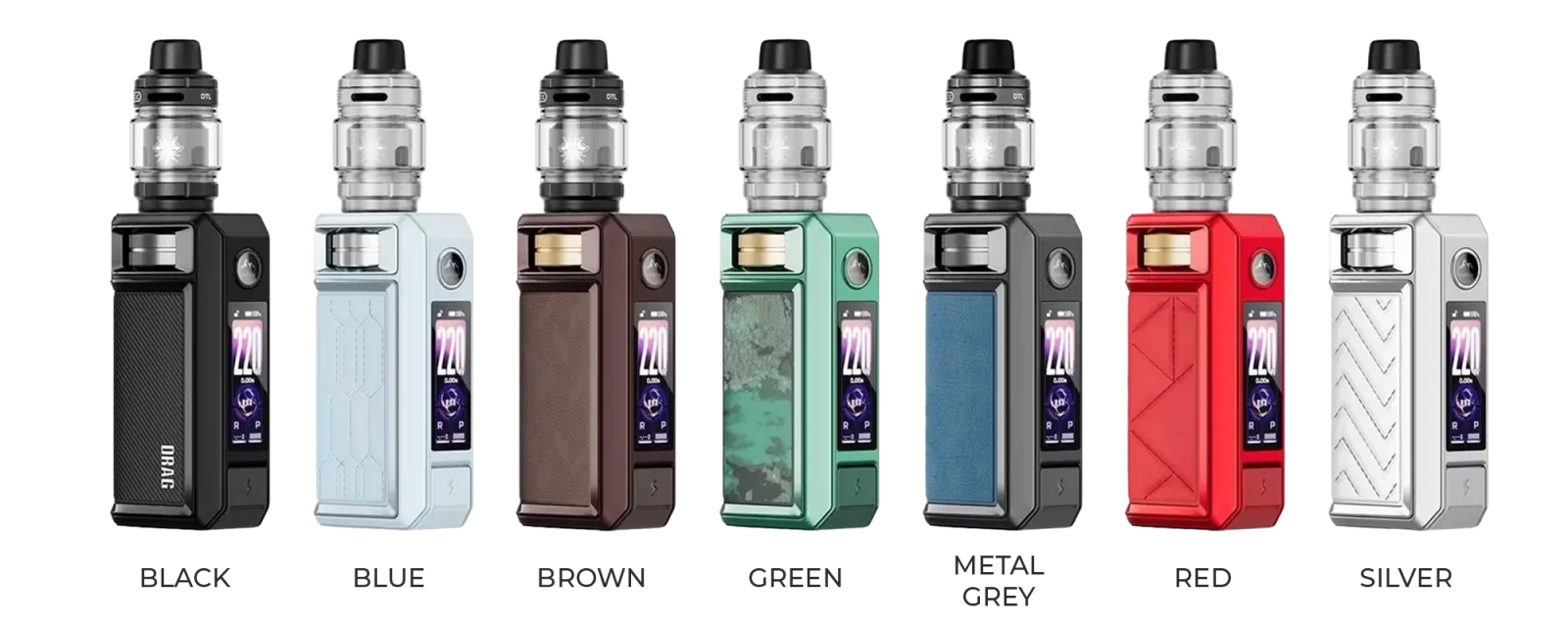 Voopoo Drag 6 en 7 coloris