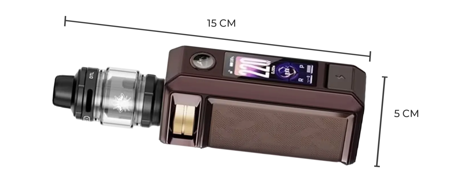 Dimensions du kit Drag 6 Voopoo