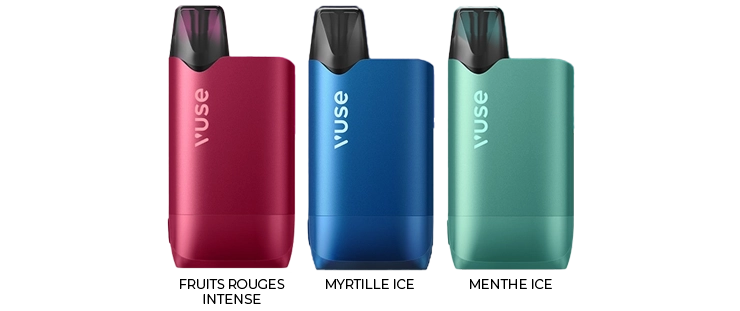 Image présentant les couleurs de la Box Pro One Vuse