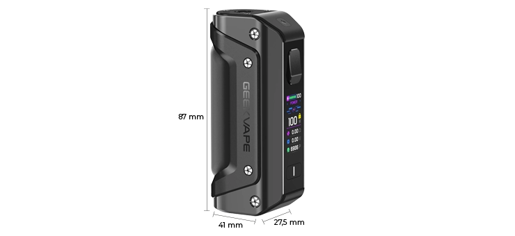 Dimensions du Mod Aegis Solo 3 de chez Geek Vape