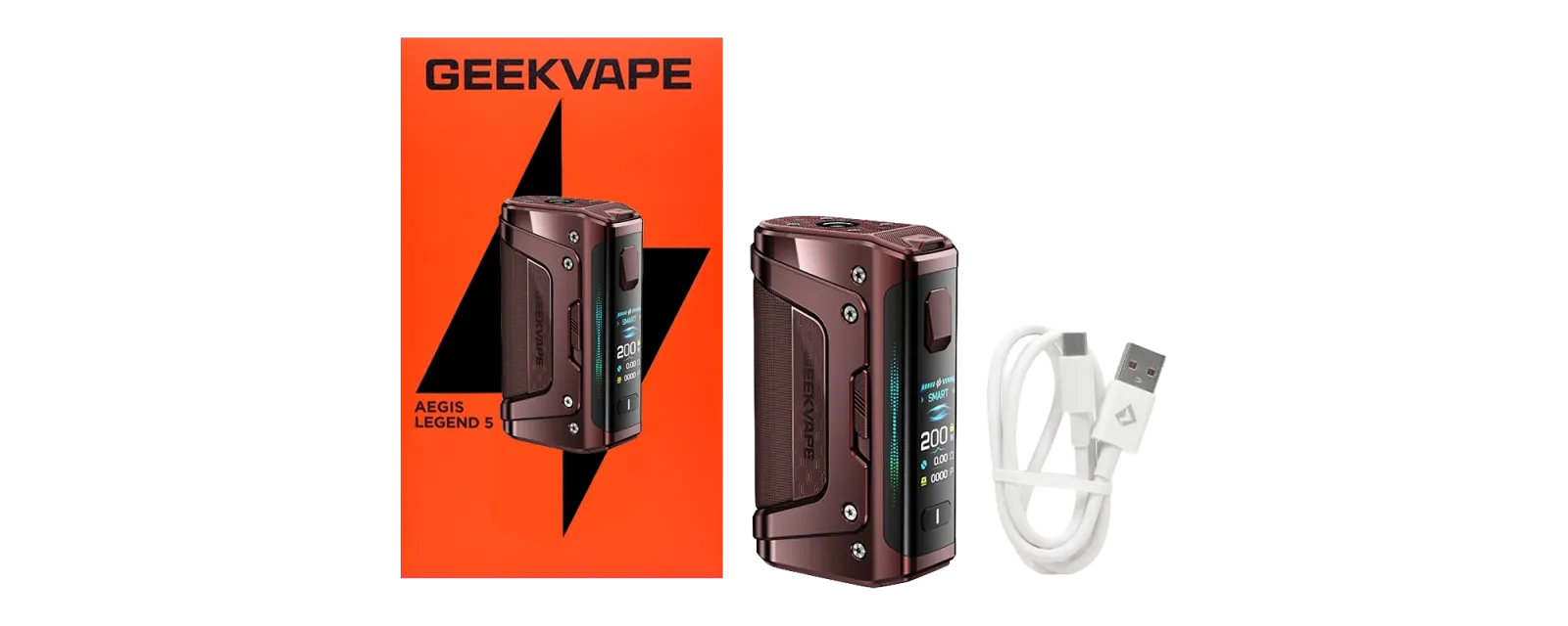 Contenu du pack Box Aegis Legend 5 de Geekvape