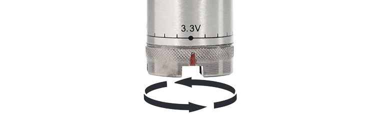 Gros plus de la molette de réglage de la tension de la batterie Evod Twist 2 Kangertech