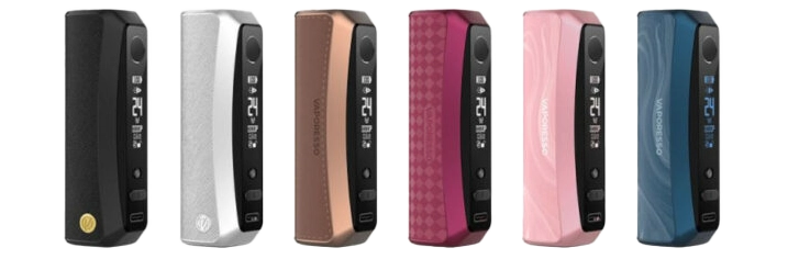 Vue de la gamme de couleur de la box GTX One Pro Vaporesso