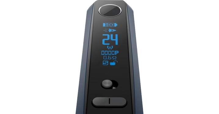 Vue gros plan de la box GTX One Pro Vaporesso