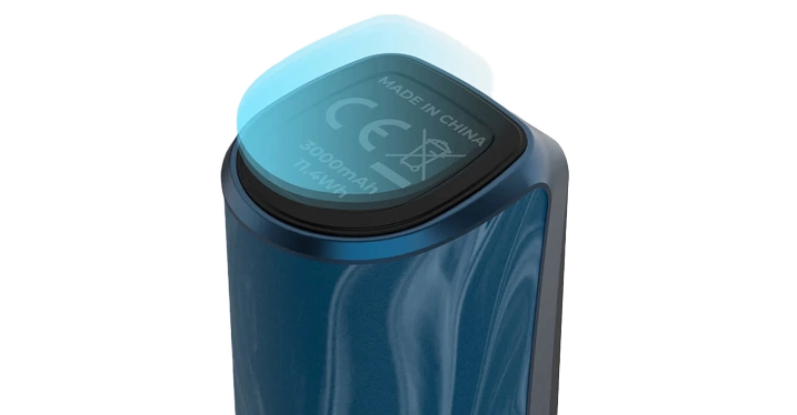 Gros plan du socle silicon de la box GTX One Pro Vaporesso