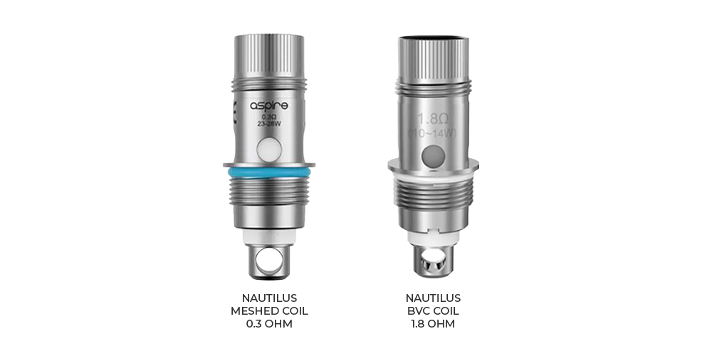 Résistances gamme Nautilus Aspire