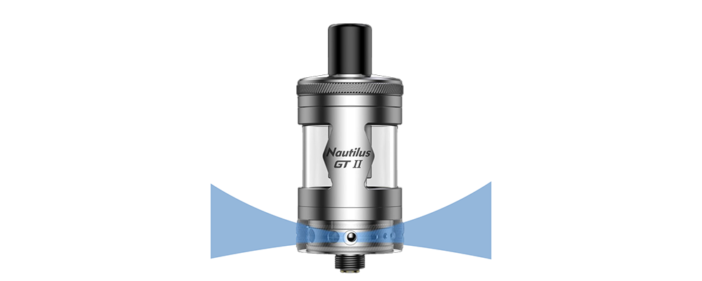 Le clearomiseur Nautilus GT2 possède un airflow réglable