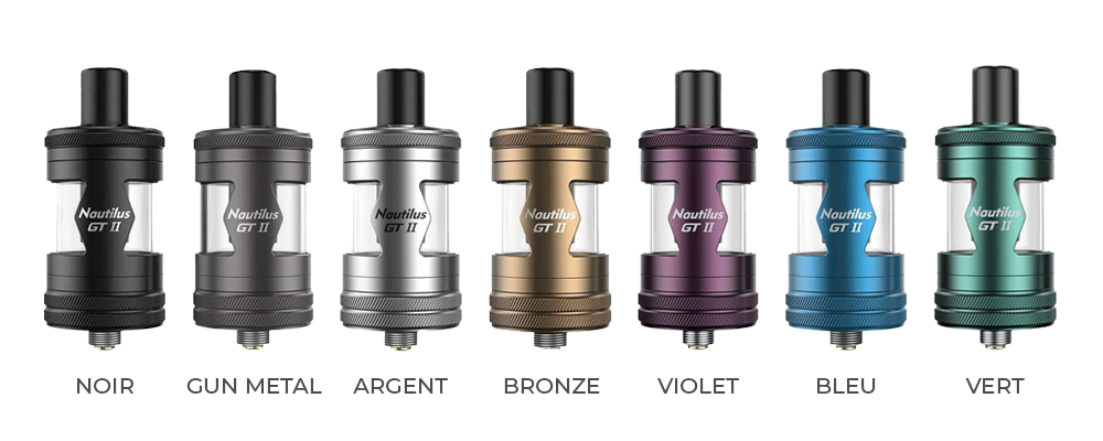 Clearomiseur Aspire Nautilus G2 en 7 coloris