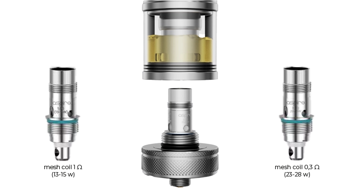 Présentation du changement de la résistance du clearomiseur Nautilus 3S Aspire