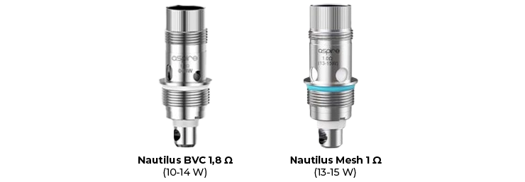 Image des 2 résistances pour le Nautilus Nano Tank Aspire