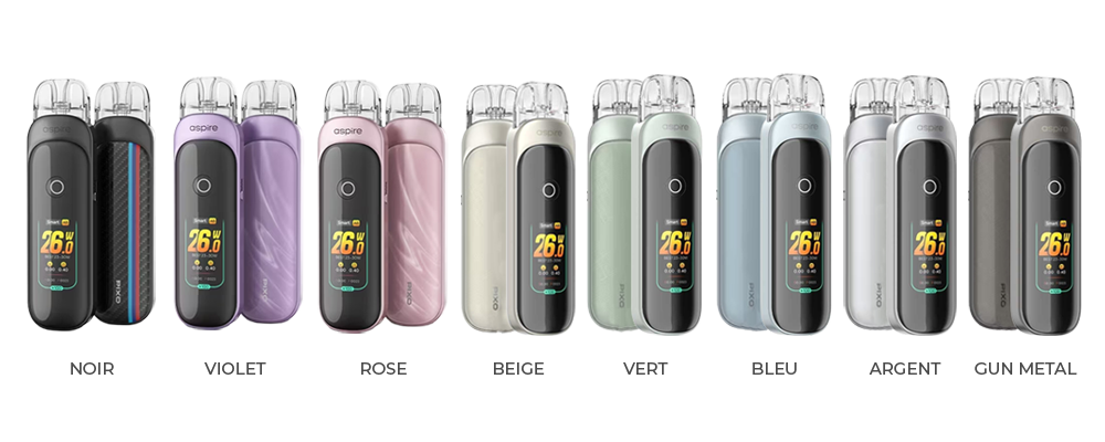 Pod Pixo Aspire disponible en 8 coloris