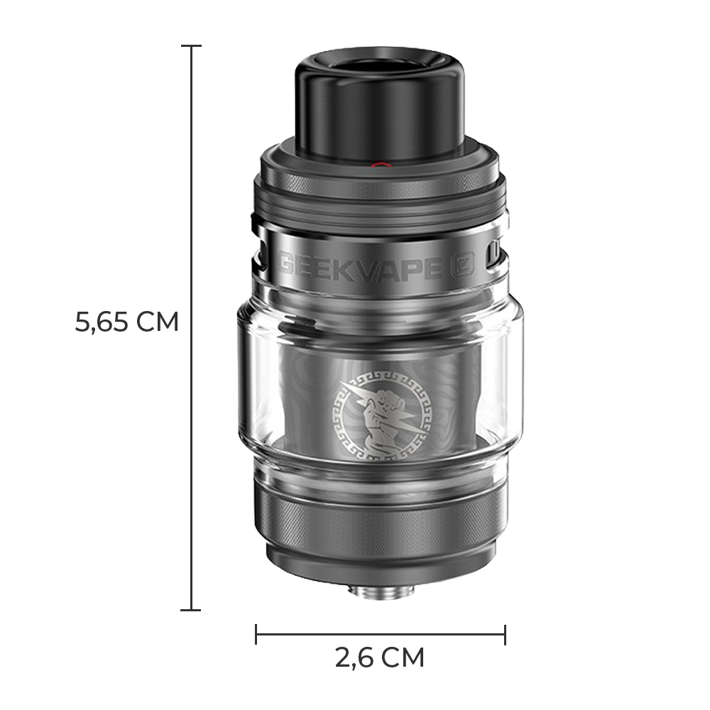 Dimensions du clearomiseur Z Fli Tank 2 Geekvape